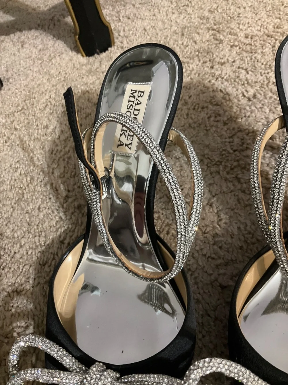 Badgley Mischka Jasmine Pointed Toe Pumps.